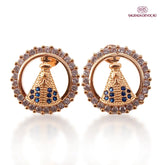 Brinco de Nossa Senhora Aparecida Circulo da Fé - Zircônia Premium