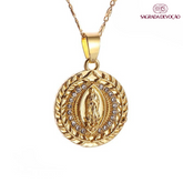 Colar Nossa Senhora da Conceição - Folheado a Ouro 18K